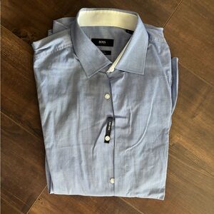 Hugo Boss Classic Blue Dress Shirt